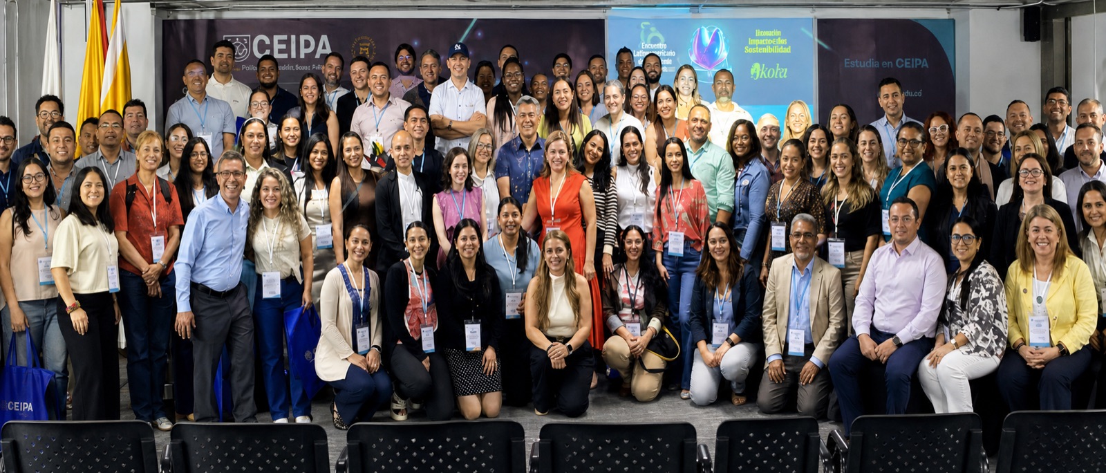 Asistentes al II Encuentro Latinoamericano en la Fundación Universitaria CEIPA, Sabaneta